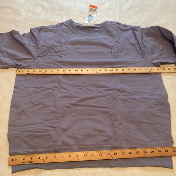 Fila Long Sleeve Crew Neck Sweatshirt with Pockets Purple XXL NWT - Picture 5 of 10
